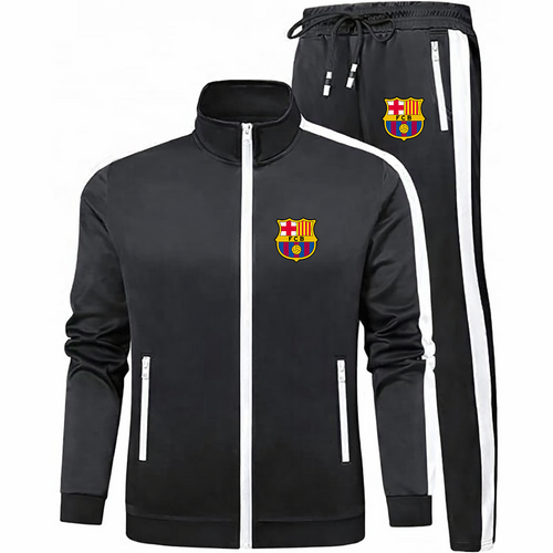Men's Premium Black Dri-Fit Tracksuit Set – Gym & Casual Wear